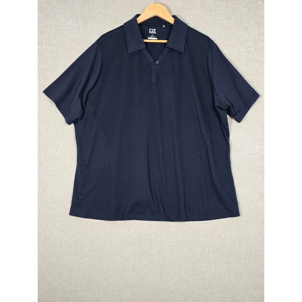 Cutter & Buck Women's Genre CB DryTec Plus Size Golf Polo Navy Blue 4X